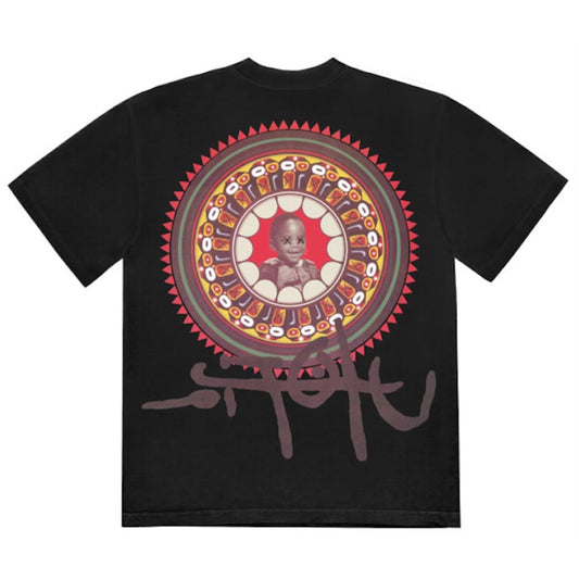 TRAVIS SCOTT UTOPIA X KAWS TEE BLACK