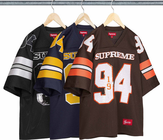 SUPREME 25FW SEQUIN FOOTBALL JERSEY