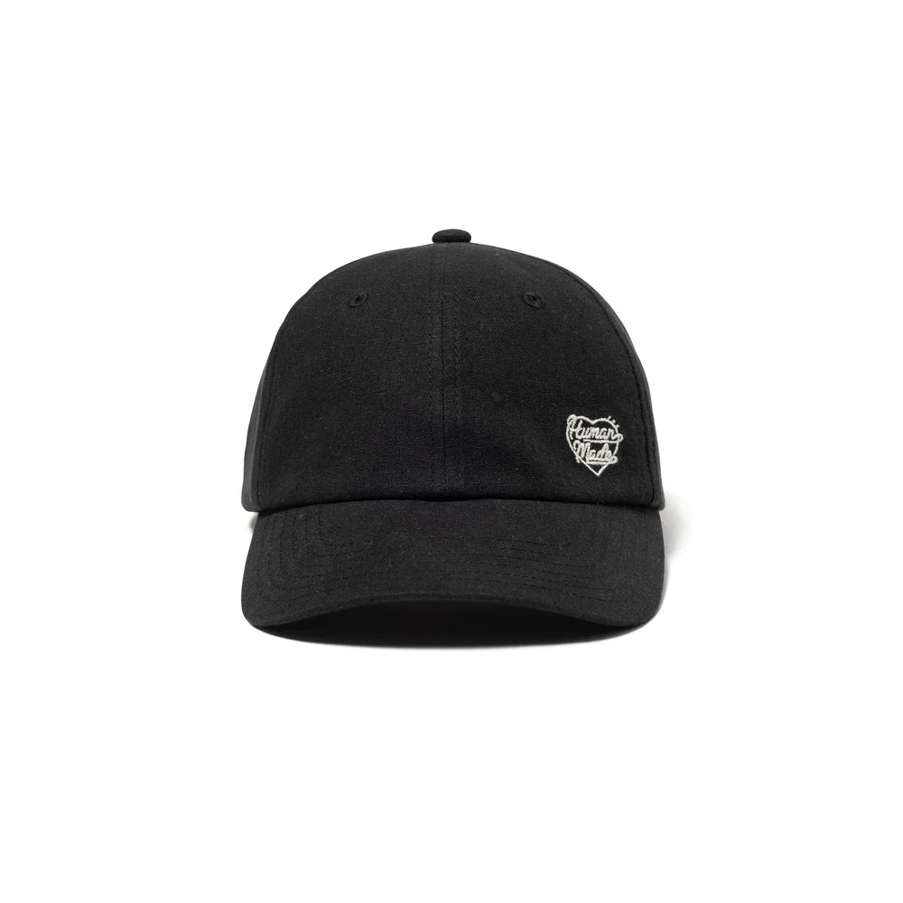 HUMAN MADE 25SS 6 PANEL LINEN CAP BLACK (HM29GD046)