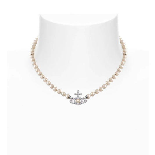 VIVIENNE WESTWOOD OLYMPIA PEARL NECKLACE