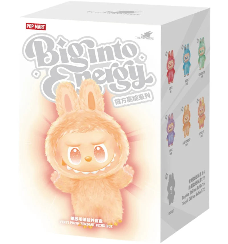 POP MART LABUBU 3.0 THE MONSTERS BIG INTO ENERGY SERIES VINYL PLUSH PENDANT SEALED CASE