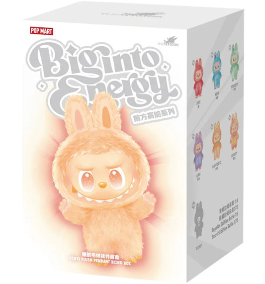 POP MART LABUBU 3.0 THE MONSTERS BIG INTO ENERGY SERIES VINYL PLUSH PENDANT SEALED CASE