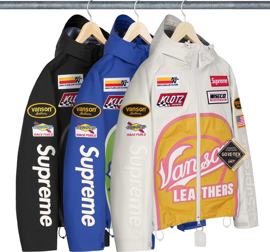 [PREORDER] SUPREME 25FW VANSON LEATHERS/GORE-TEX SHELL JACKET