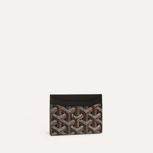 GOYARD CARD WALLET (BLACK/BLACK)