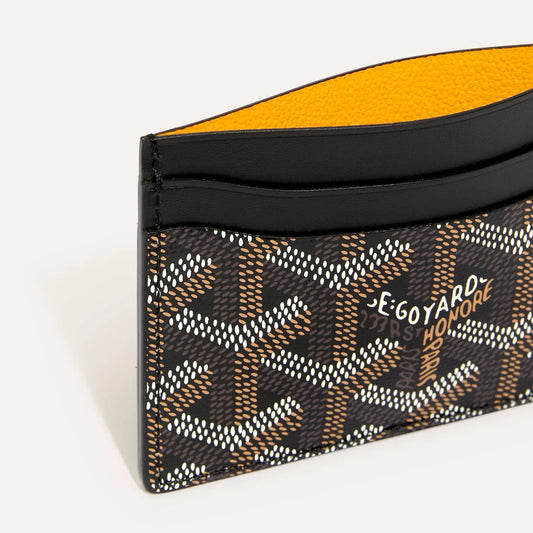 GOYARD CARD WALLET (BLACK/BLACK)