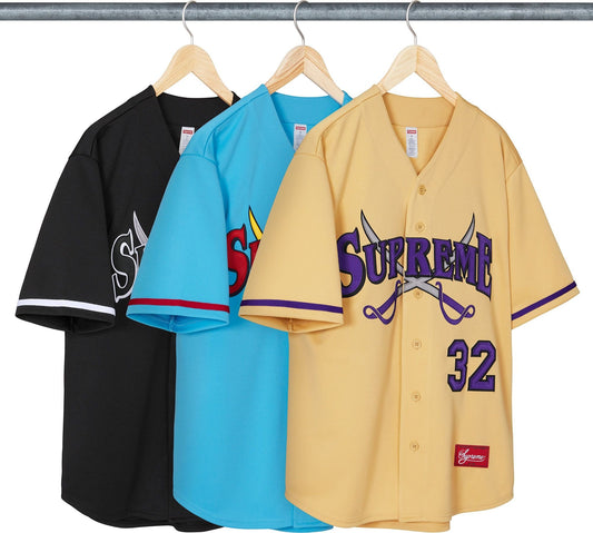 [PREORDER] SUPREME 25FW SWORDA BASEBALL JERSEY