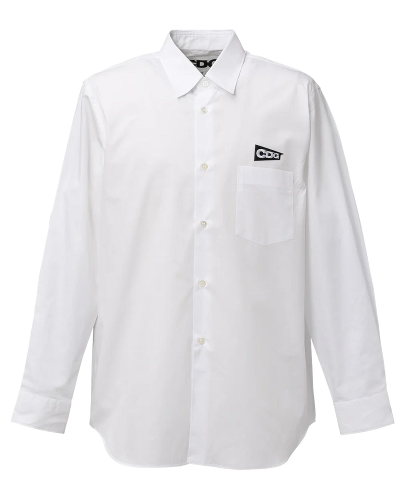 [PREORDER] CDG PATCH PLAIN SHIRT