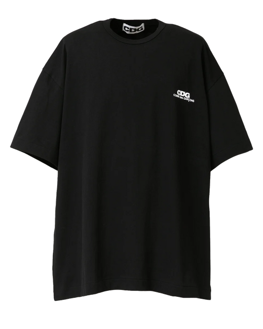COMME DES GARCONS CDG SMALL LOGO OVERSIZED TEE