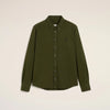 AMI PARIS GREEN COTTON BUTTON DOWN AME DE COEUR SHIRT