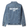 WE11DONE BLUE 1506 LOGO LOOSE FIT DENIM JACKET