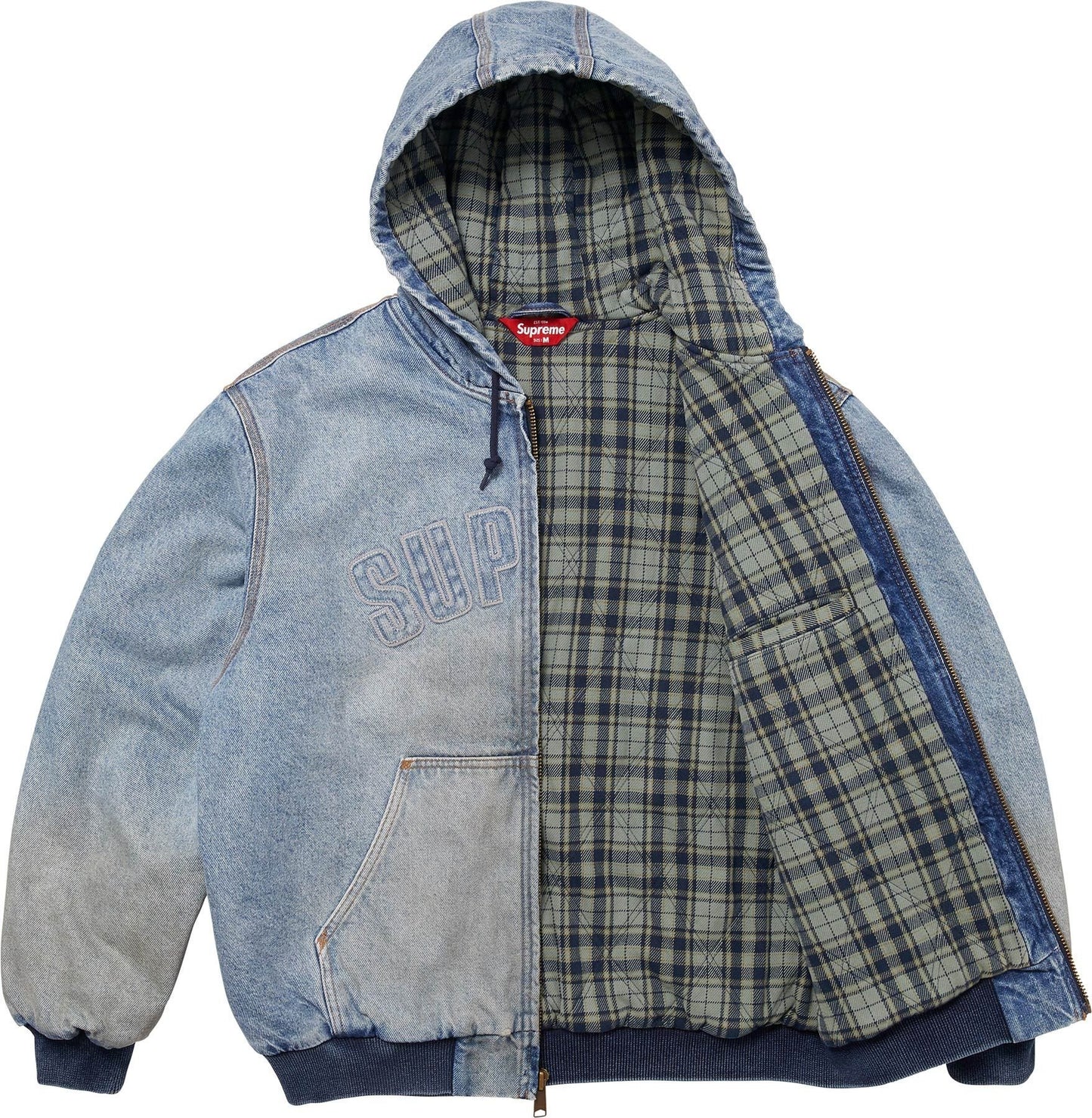 [PREORDER] SUPREME 25FW REFLECTIVE ARC HOOED WORK JACKET