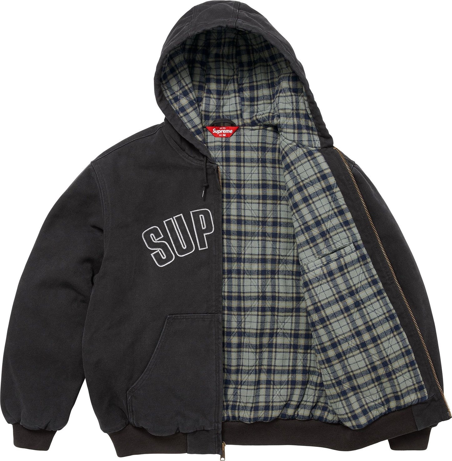 [PREORDER] SUPREME 25FW REFLECTIVE ARC HOOED WORK JACKET