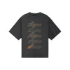 WE11DONE CHARCOAL SPARK LOGO TEE