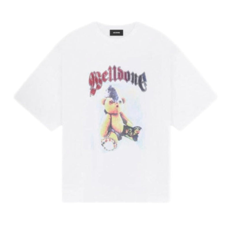 WE11DONE WHITE PUNK TEDDY TEE