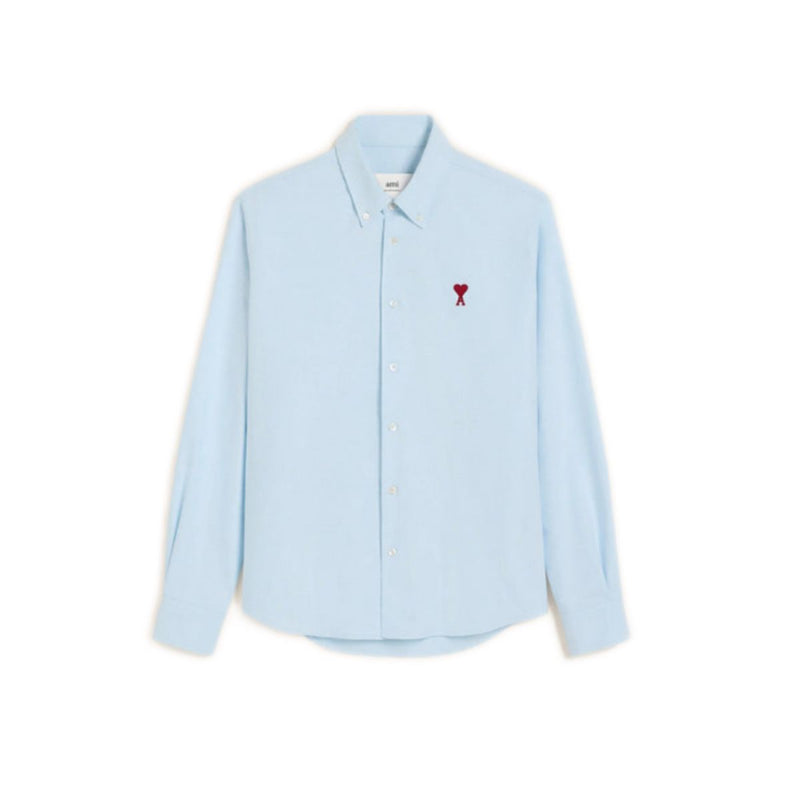AMI PARIS SKY BLUE BOTTON DOWN AMI DE COEUR SHIRT