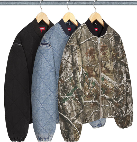 [PREORDER] SUPREME 25FW ZIP-OFF SLEEVE QUILTED BOMBER JACKET
