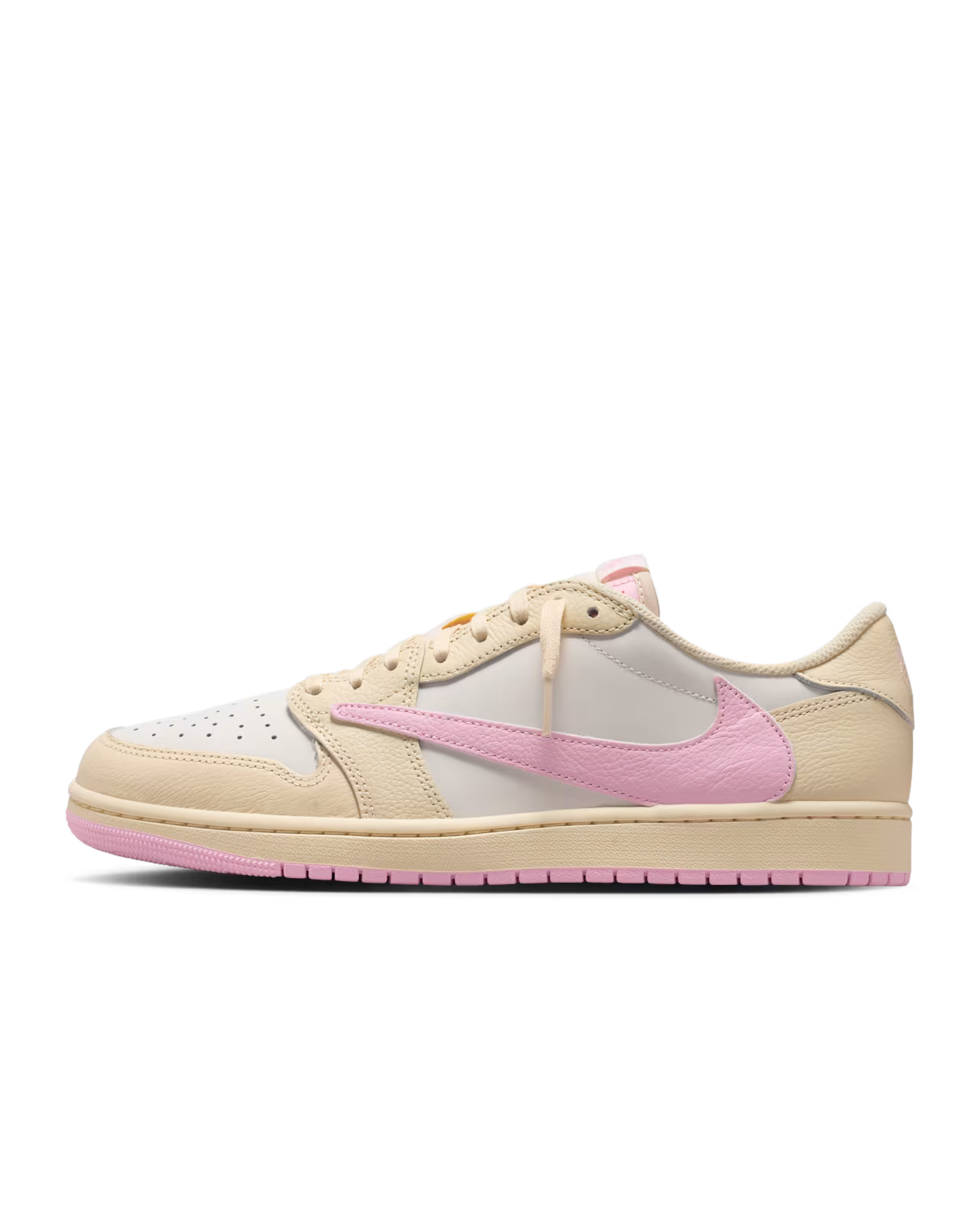 NIKE JORDAN 1 TRAVIS SCOTT  RETRO LOW OG  "SHY PINK" (IQ7604-100)
