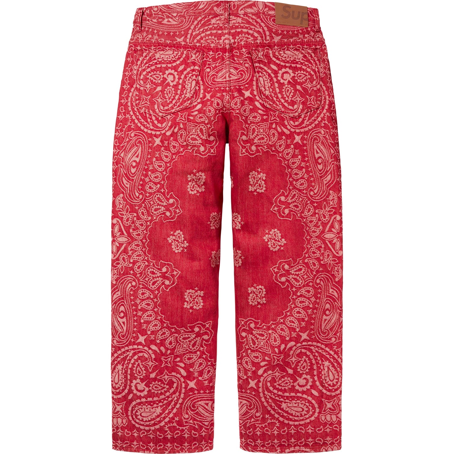 SUPREME 25SS BANDANA JACQUARD BAGGY JEAN