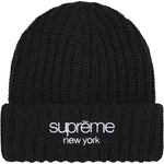 SUPREME 24FW CLASSIC LOGO CHUNKY RIBBED BEANIE