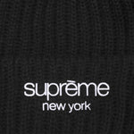 SUPREME 24FW CLASSIC LOGO CHUNKY RIBBED BEANIE