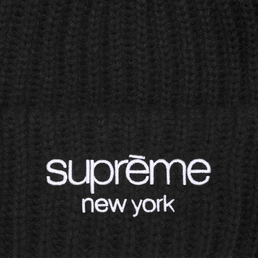 SUPREME 25FW CHUNKY RIB CLASSIC LOGO BEANIE