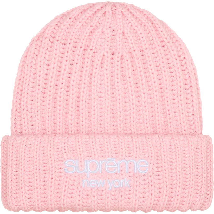 SUPREME 25FW CHUNKY RIB CLASSIC LOGO BEANIE