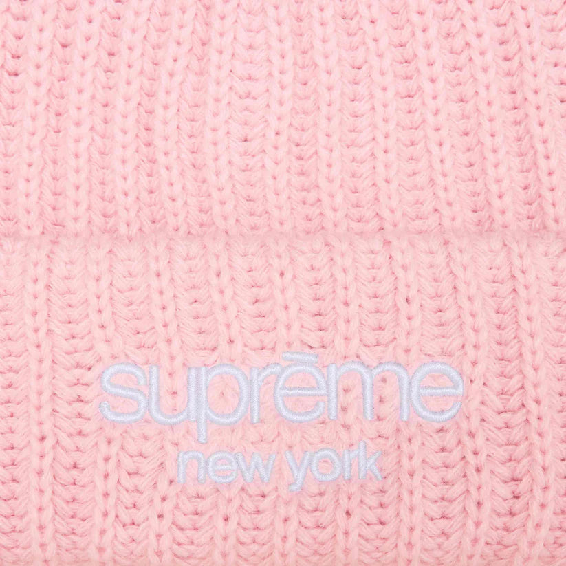 SUPREME 25FW CHUNKY RIB CLASSIC LOGO BEANIE