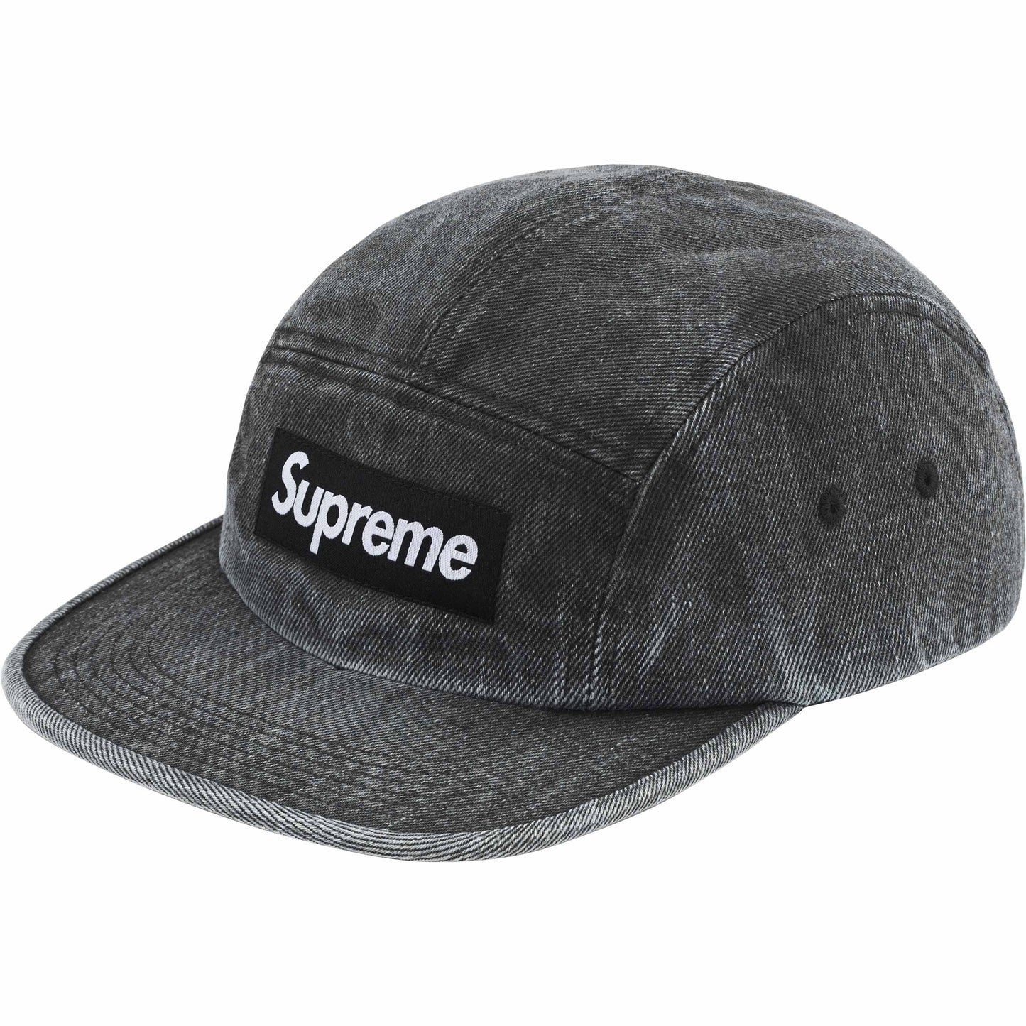 SUPREME 24SS COATED DENIM CAMP CAP