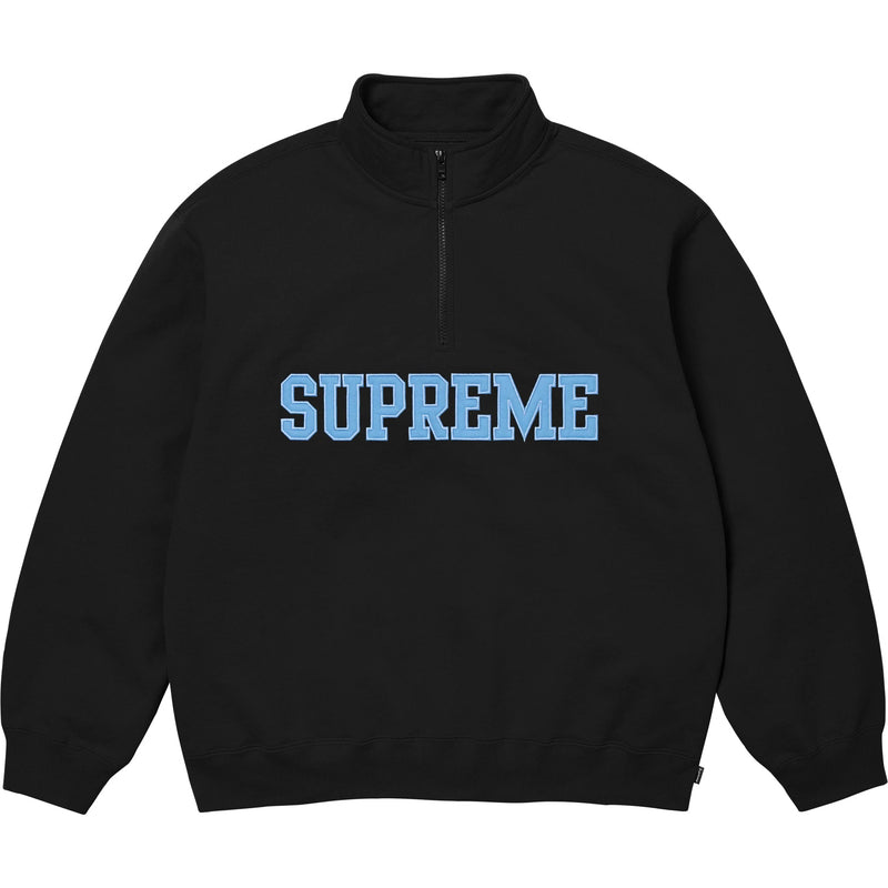 SUPREME 24FW COLLEGIATE HALF ZIP PULLOVER