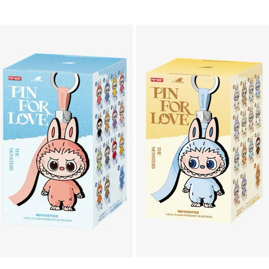 POP MART LABUBU 4.0 THE MONSTER PIN FO RLOVE SERIES VINYL PLUSH PENDENT