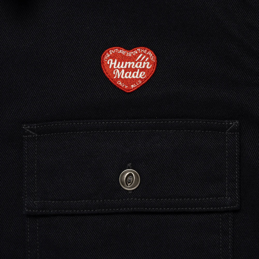 HUMAN MADE 25FW WORK SHIRT (HM30SH004)-NAVY