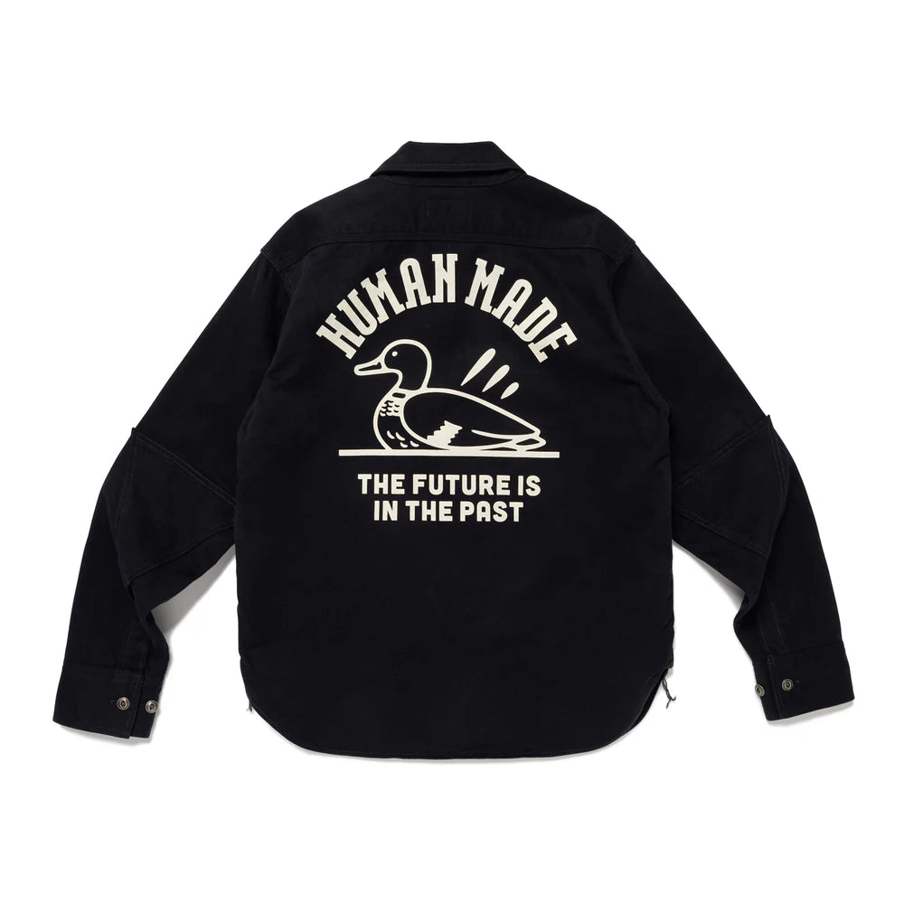 HUMAN MADE 25FW WORK SHIRT (HM30SH004)-NAVY