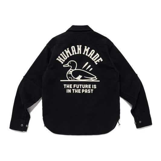 HUMAN MADE 25FW WORK SHIRT (HM30SH004)-NAVY