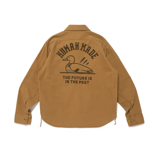 HUMAN MADE 25FW WORK SHIRT (HM30SH004)-BEIGE