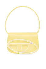 DIESEL 1DR PLAQUE SHOULDER BAG (YELLOW)