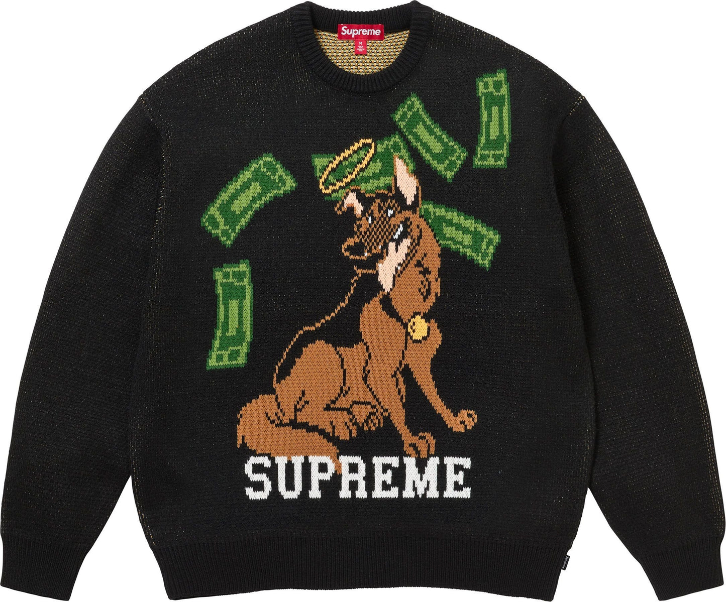 SUPREME 25FW ALL DOGS GO TO HEAVEN SWEATER