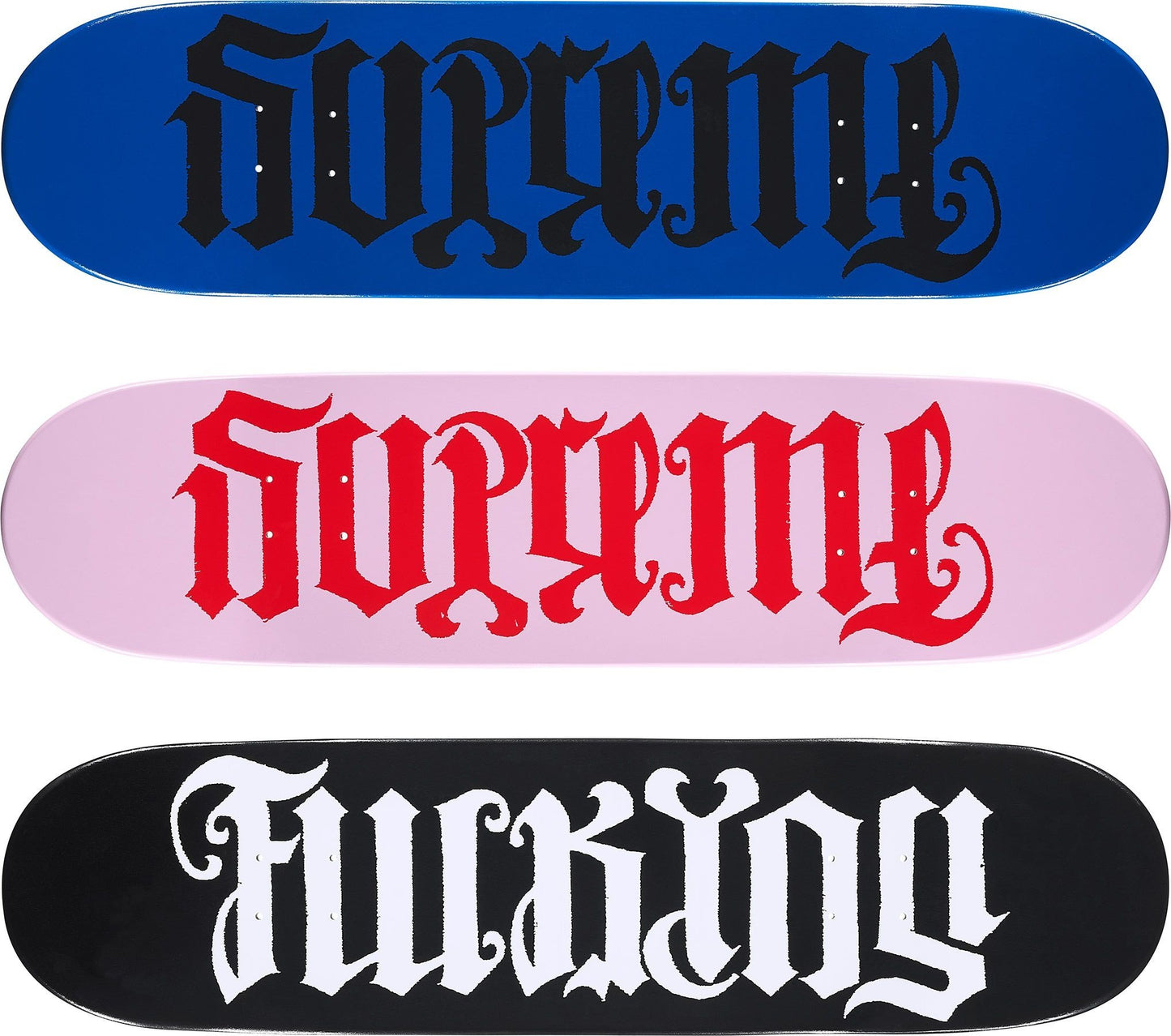 [PREORDER] SUPREME 25FW AMBIGRAM SKATEBOARD