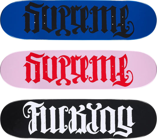 [PREORDER] SUPREME 25FW AMBIGRAM SKATEBOARD