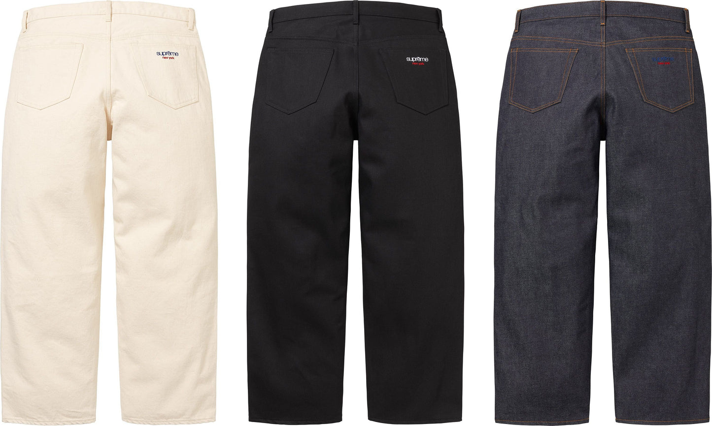 [PREORDER] SUPREME 25FW BAGGY SELVEDGE JEAN