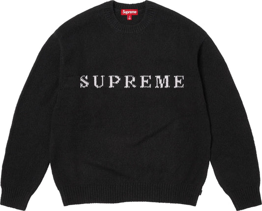 SUPREME 25FW CONTRAST LOGO SWEATER