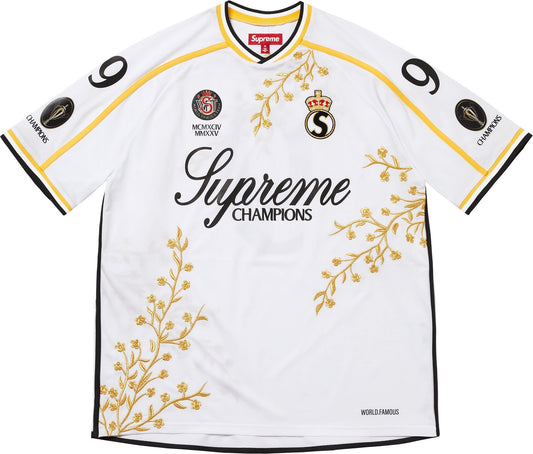 SUPREME 25FW FLORAL SOCCER JERSEY