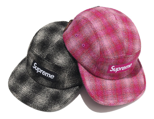[PREORDER] SUPREME 25FW HARRIS TWEED® CAMP CAP