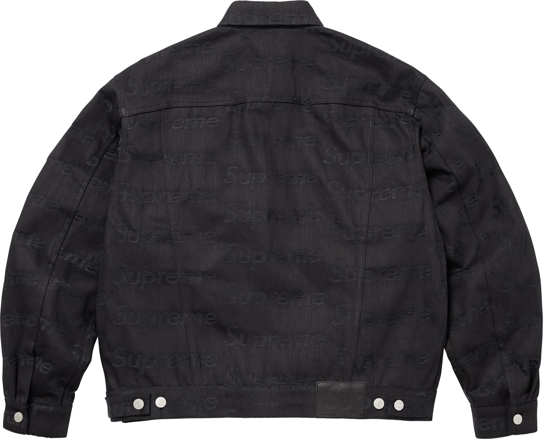 SUPREME 25FW JACQUARD LOGOS DENIM TRUCKER JACKET – CONCEPTSTOREHK
