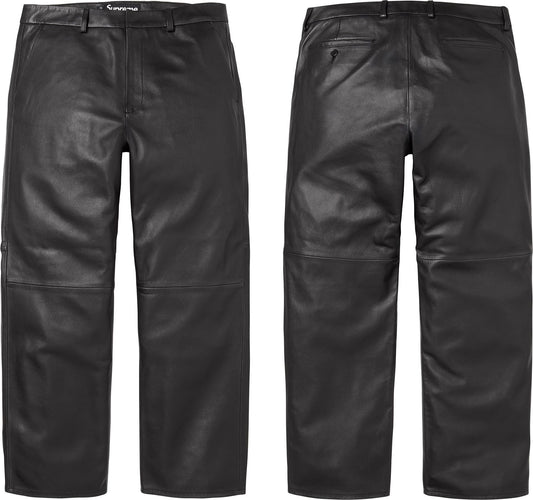 [PREORDER] SUPREME 25FW LEATHER TROUSER