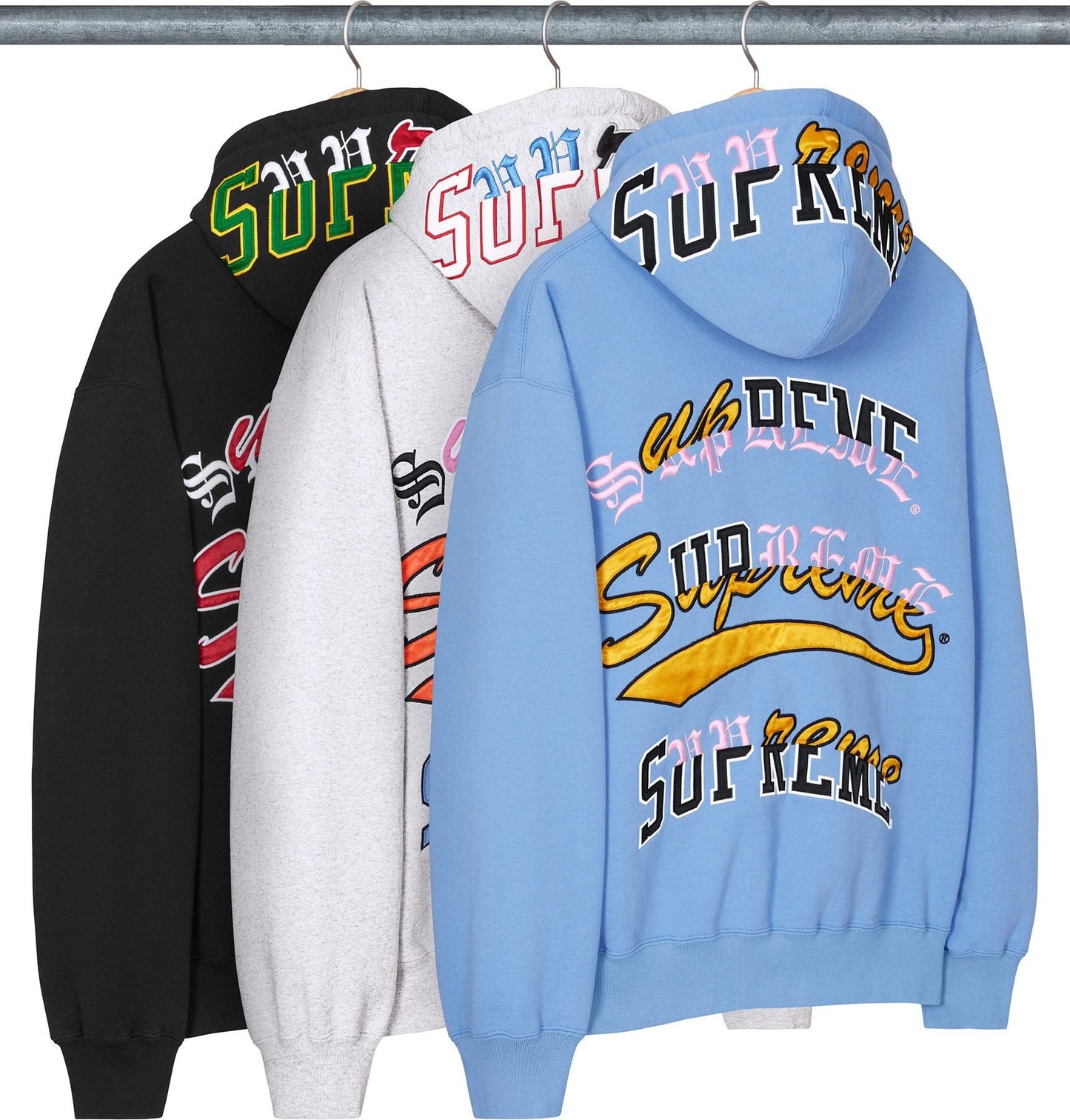 [PREORDER] SUPREME 25FW MULTI LOGOS HOODED SWEATSHIRT