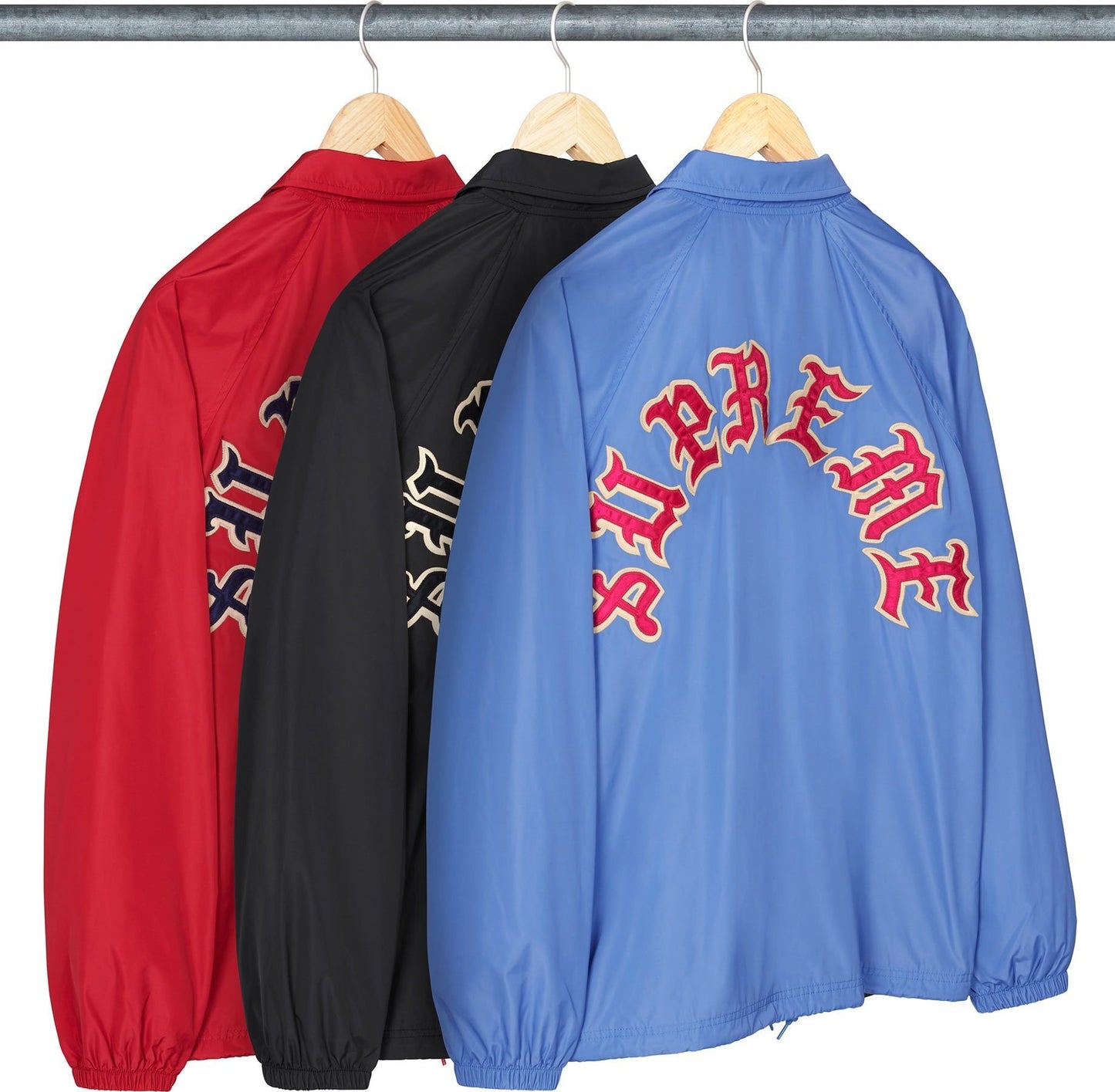 SUPREME 25FW OLD ENGLISH ARC COACHES JACKET