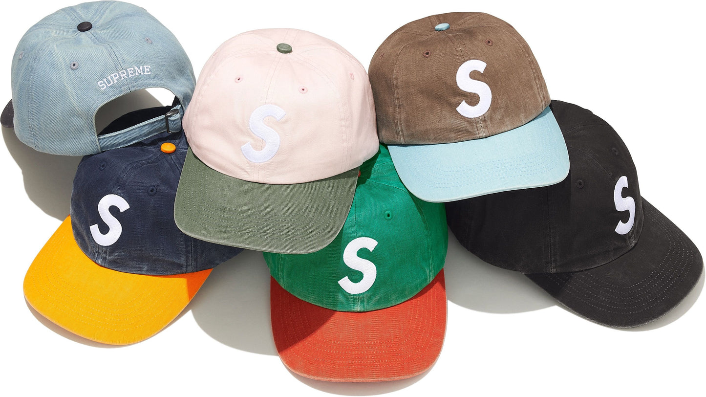 [PREORDER] SUPREME 25FW PIGMENT COATED 2-TONES S LOGO 6-PANEL