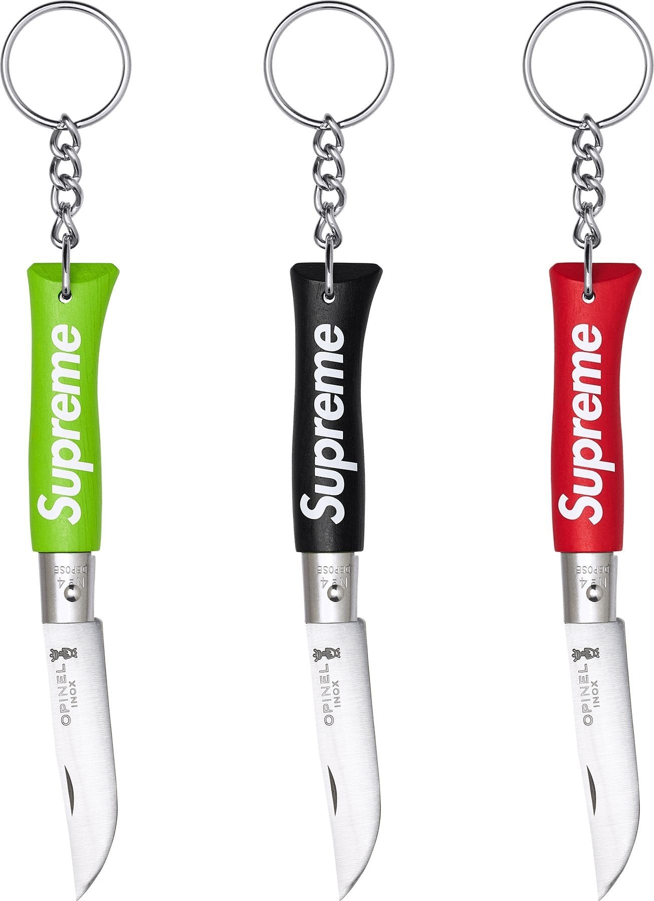 SUPREME 25FW OPINEL NO.4 KNIFE KEYCHAIN