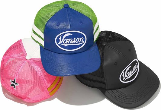 [PREORDER] SUPREME 25FW VANSON LEATHERS MESH BACK 6-PANEL