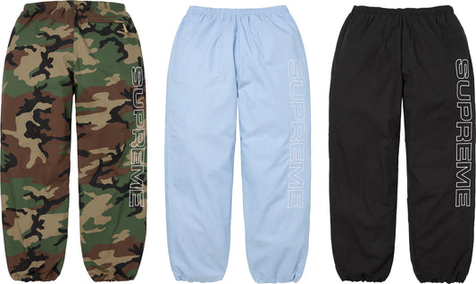 [PREORDER] SUPREME 25FW SPELLOUT EMBROIDERED RIPSTOP TRACK PANT
